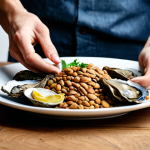 **

"A diverse selection of foods rich in copper and zinc, including oysters, almonds, lentils, beef, and whole grains, arranged on a wooden table, fully clothed person reaching for a handful of almonds, professional food photography, bright and natural lighting, healthy lifestyle concept, safe for work, appropriate content, fully clothed, modest, family-friendly, perfect anatomy, correct proportions, natural pose, well-formed hands, proper finger count, natural body proportions."

**